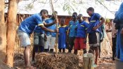 compost making at mbangombe